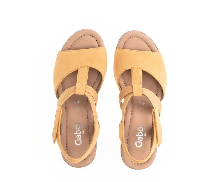 Gabor Sandaler Dame Gul | DK0002355