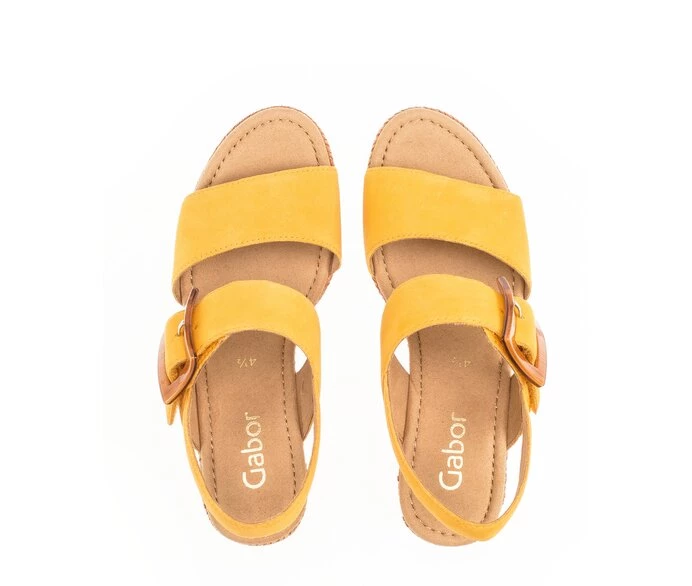 Gabor Sandaler Dame Gul | DK0002451