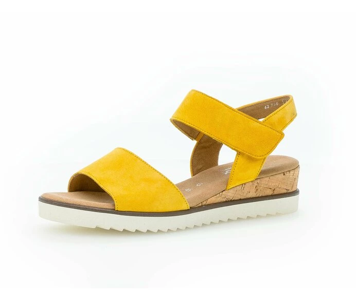 Gabor Sandaler Dame Gul | DK0002481