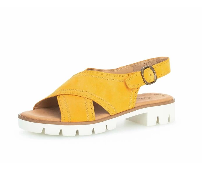 Gabor Sandaler Dame Gul | DK0002589