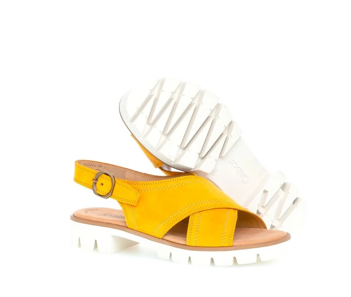 Gabor Sandaler Dame Gul | DK0002589