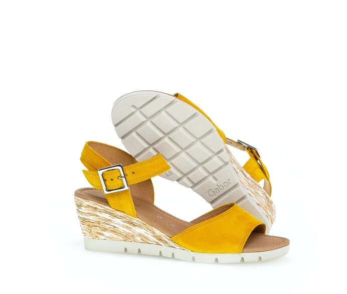 Gabor Sandaler Dame Gul | DK0002593