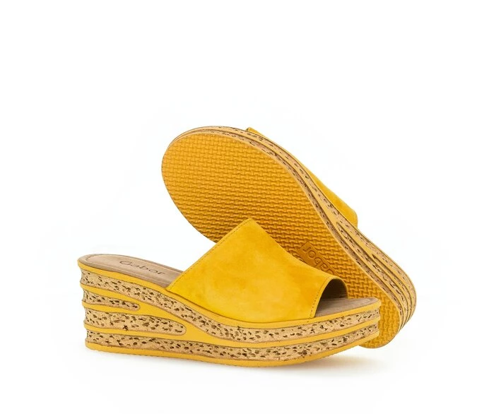 Gabor Sandaler Dame Gul | DK0002621