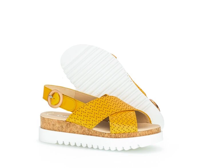 Gabor Sandaler Dame Gul | DK0002724