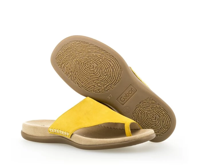 Gabor Sandaler Dame Gul | DK0002773