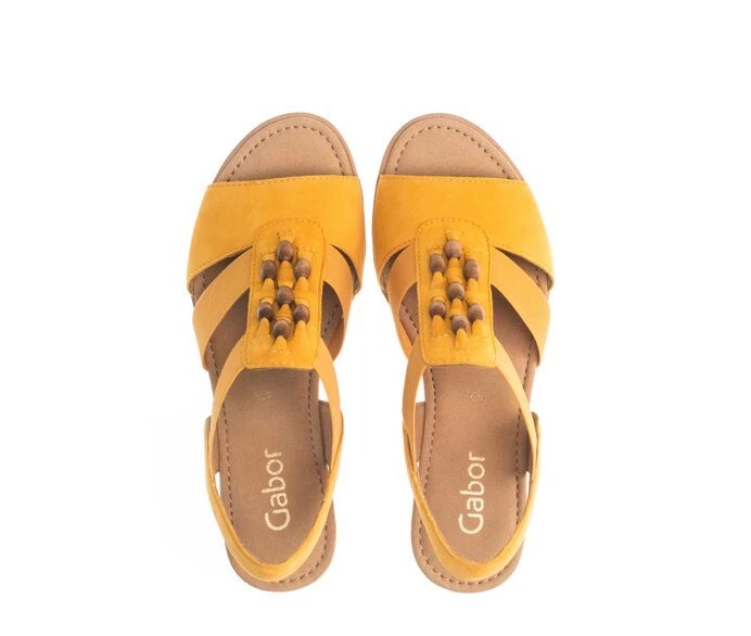 Gabor Sandaler Dame Gul | DK0002792