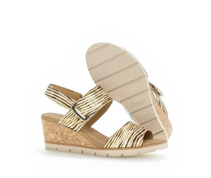 Gabor Sandaler Dame Guld | DK0002956