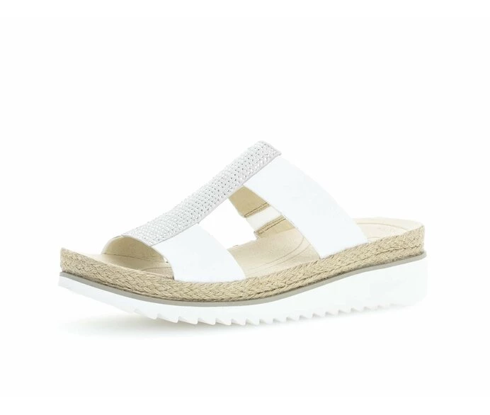 Gabor Sandaler Dame Hvide | DK0002237