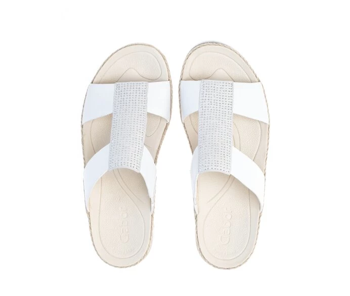 Gabor Sandaler Dame Hvide | DK0002237