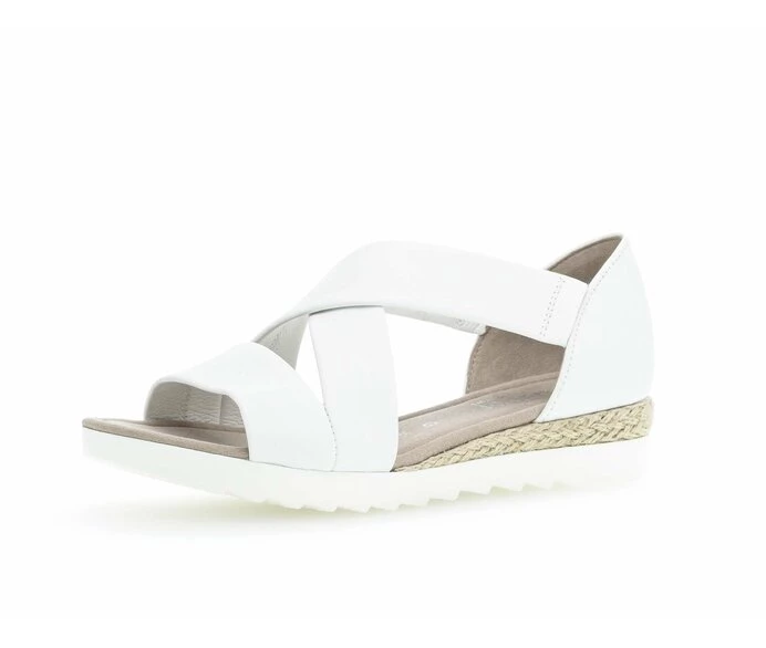 Gabor Sandaler Dame Hvide | DK0002300