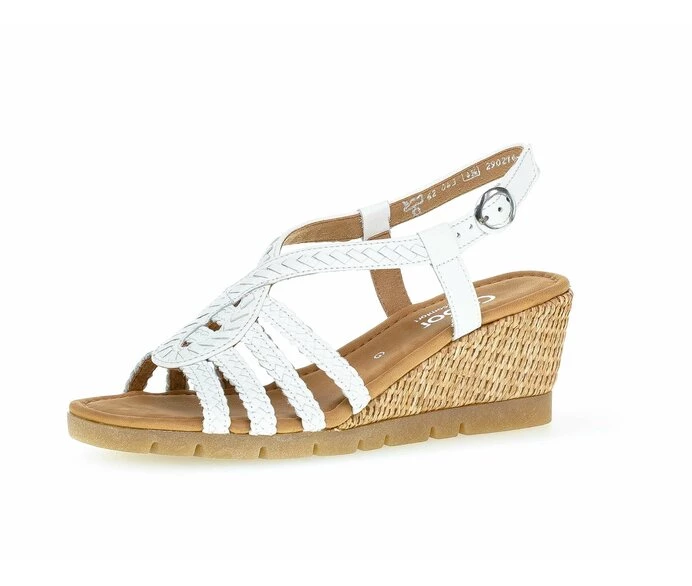 Gabor Sandaler Dame Hvide | DK0002370