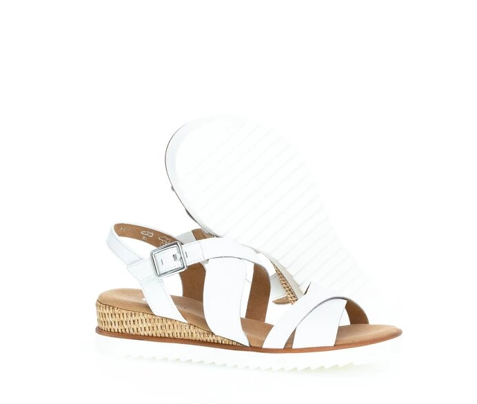 Gabor Sandaler Dame Hvide | DK0002372