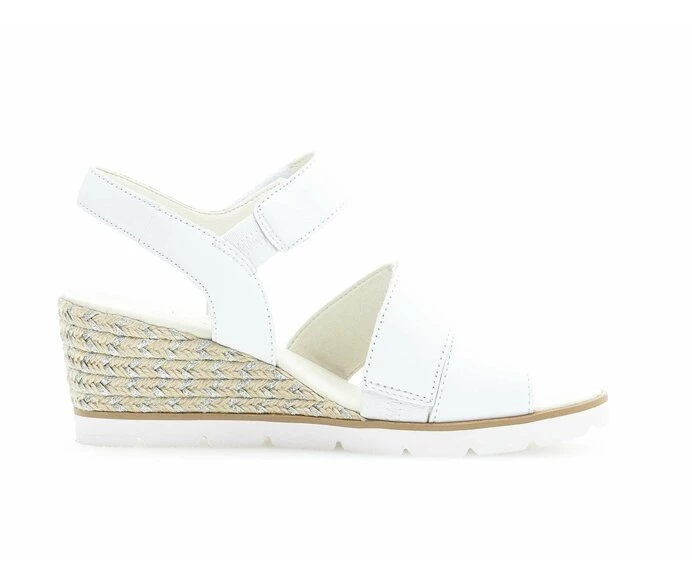 Gabor Sandaler Dame Hvide | DK0002390