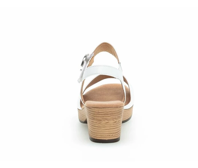 Gabor Sandaler Dame Hvide | DK0002391