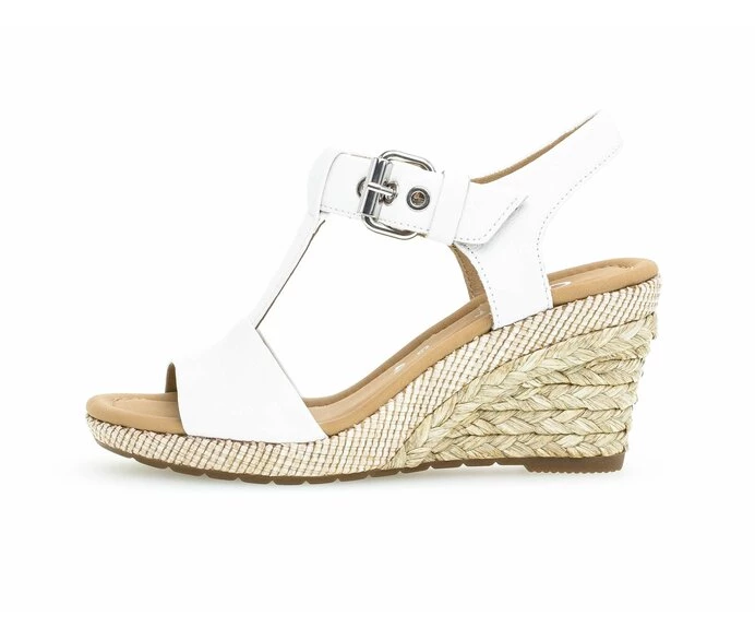 Gabor Sandaler Dame Hvide | DK0002395