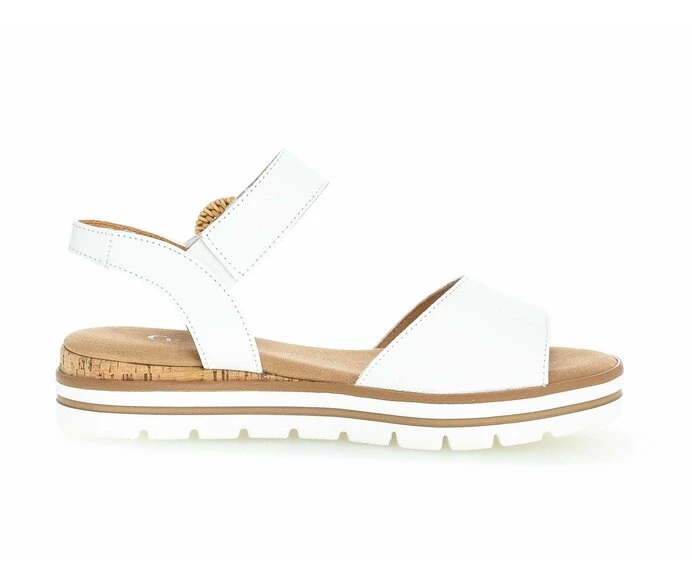 Gabor Sandaler Dame Hvide | DK0002398