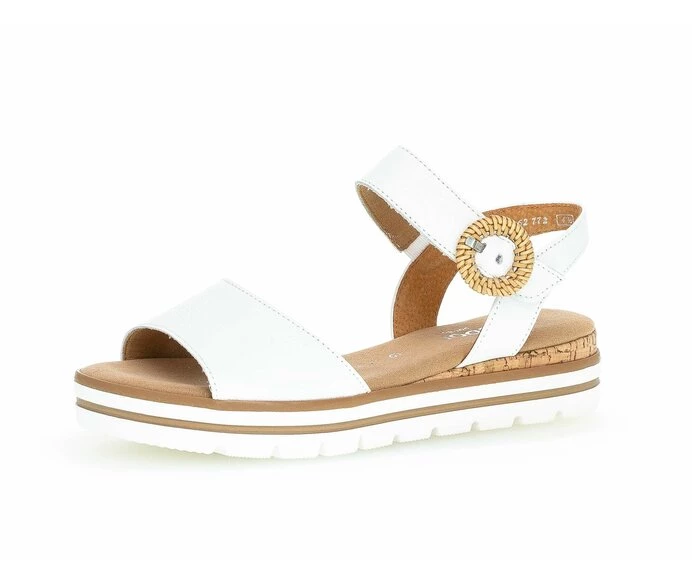 Gabor Sandaler Dame Hvide | DK0002398