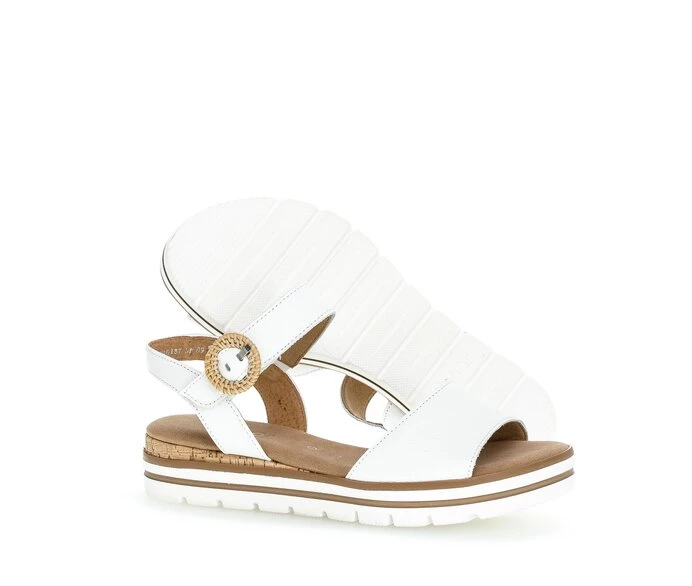 Gabor Sandaler Dame Hvide | DK0002398