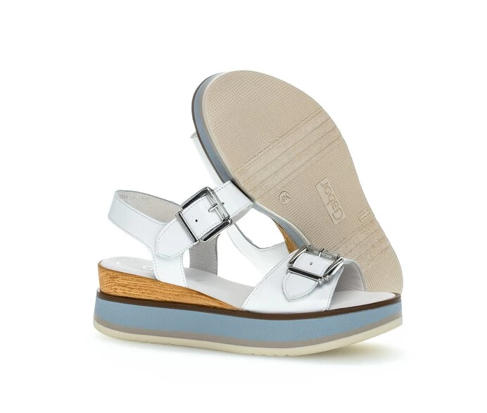 Gabor Sandaler Dame Hvide | DK0002404