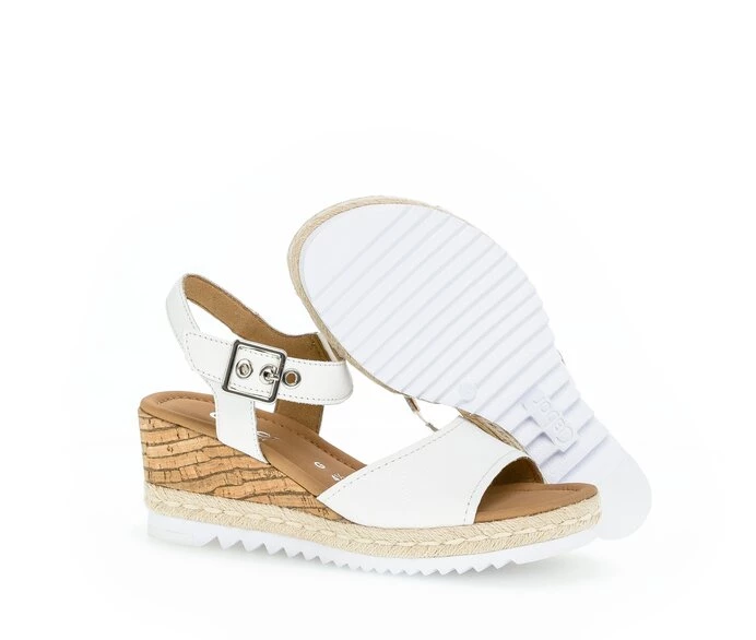 Gabor Sandaler Dame Hvide | DK0002412