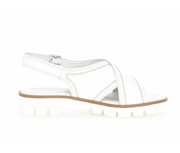 Gabor Sandaler Dame Hvide | DK0002513