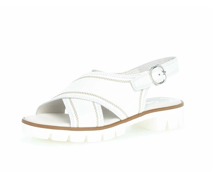 Gabor Sandaler Dame Hvide | DK0002513