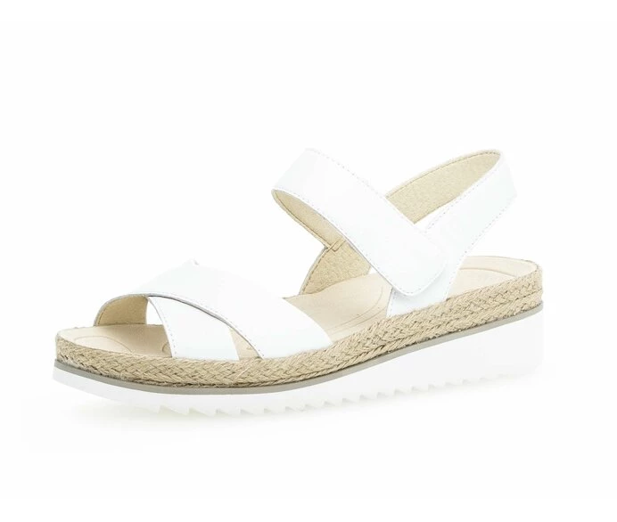 Gabor Sandaler Dame Hvide | DK0002610