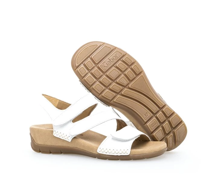 Gabor Sandaler Dame Hvide | DK0002632