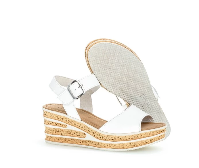 Gabor Sandaler Dame Hvide | DK0002709