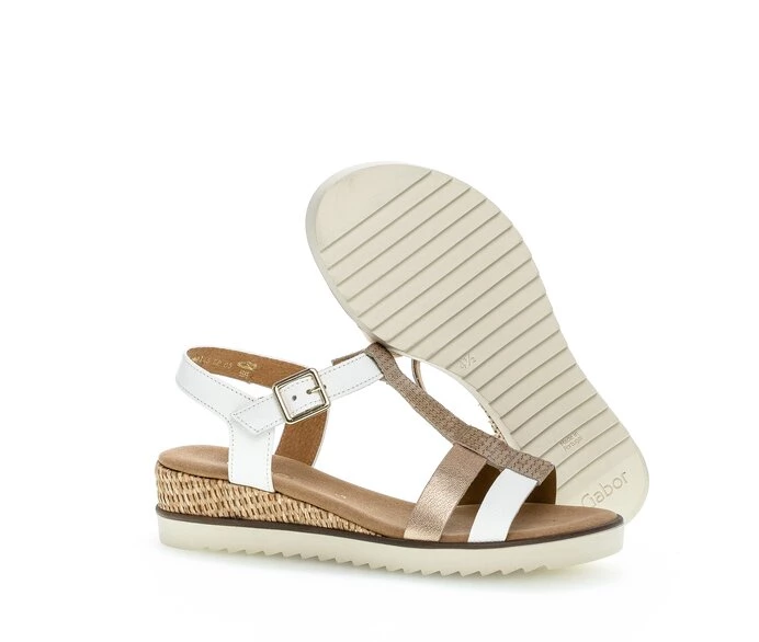 Gabor Sandaler Dame Hvide | DK0002801