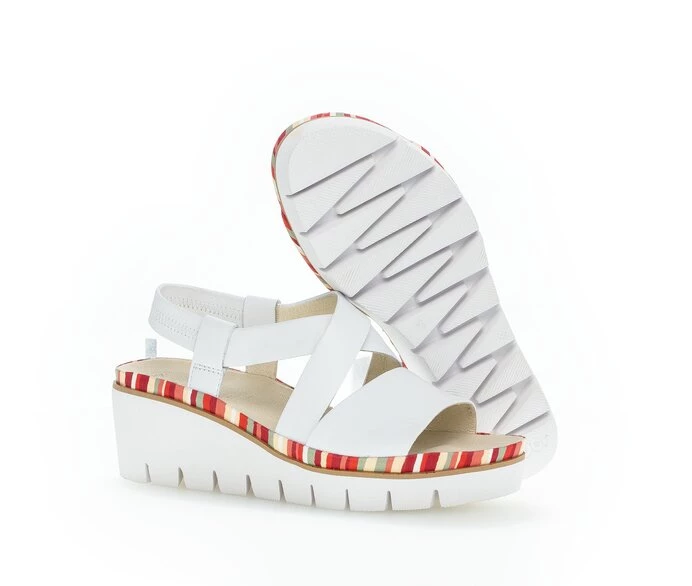 Gabor Sandaler Dame Hvide | DK0002854