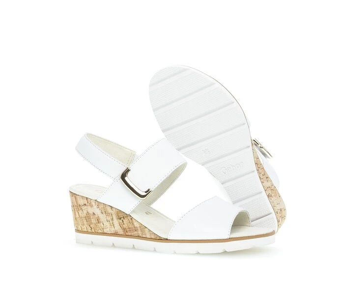 Gabor Sandaler Dame Hvide | DK0002882