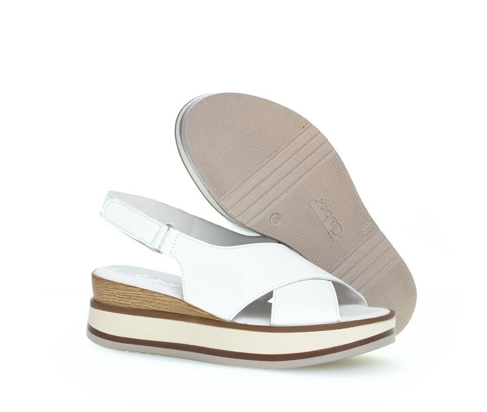 Gabor Sandaler Dame Hvide | DK0002913