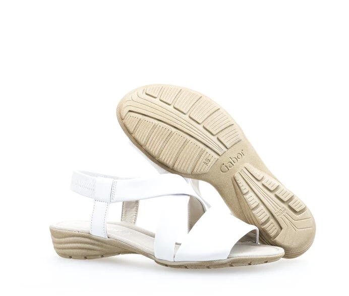 Gabor Sandaler Dame Hvide | DK0002947