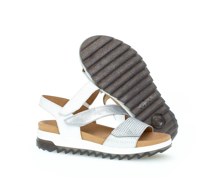 Gabor Sandaler Dame Sølv | DK0002791