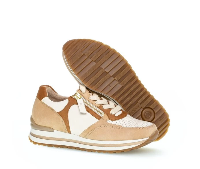 Gabor Sneakers Dame Beige | DK0000238