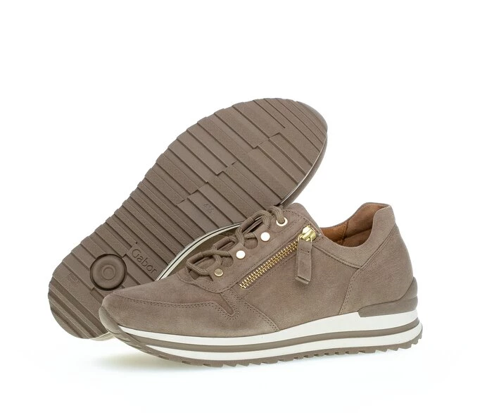 Gabor Sneakers Dame Beige | DK0000285