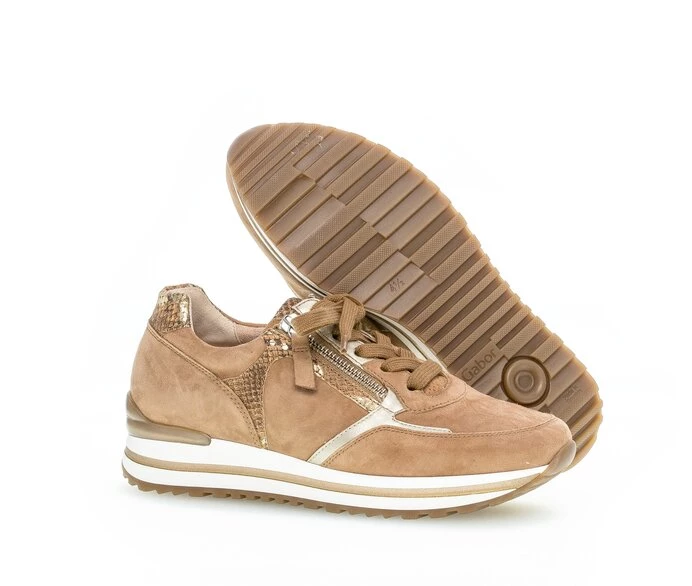 Gabor Sneakers Dame Beige | DK0000302