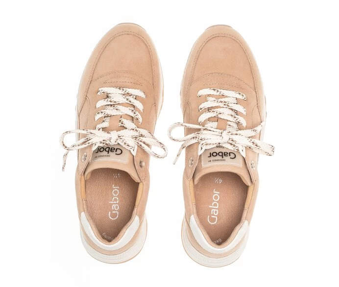 Gabor Sneakers Dame Beige | DK0000336