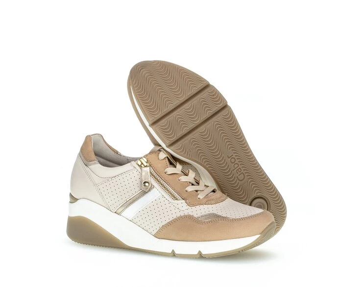 Gabor Sneakers Dame Beige | DK0000377