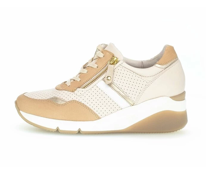 Gabor Sneakers Dame Beige | DK0000377