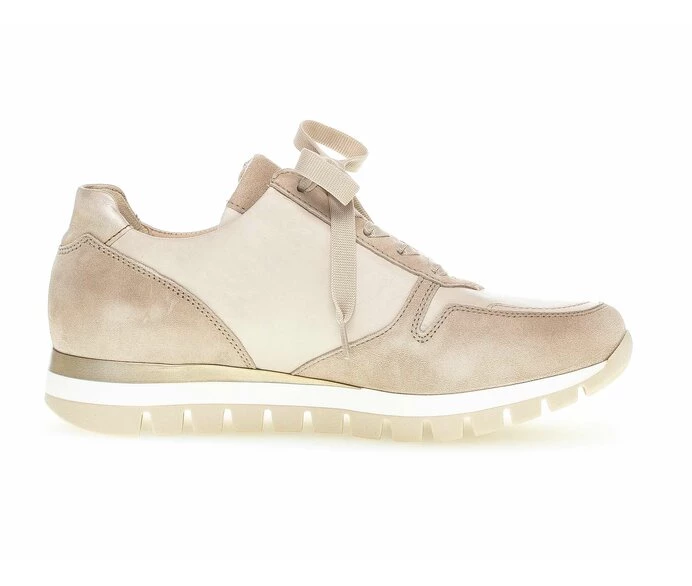 Gabor Sneakers Dame Beige | DK0000519