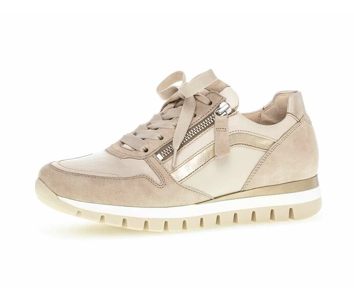 Gabor Sneakers Dame Beige | DK0000519