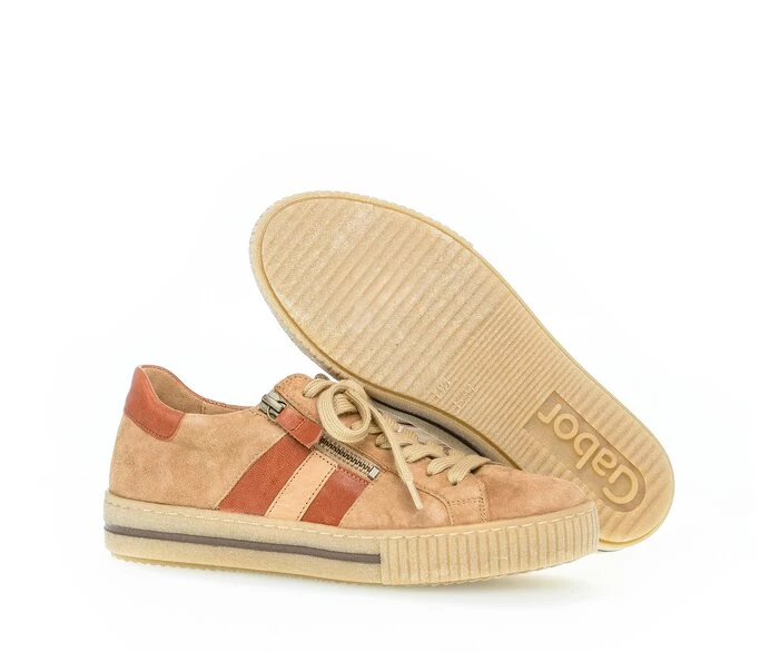 Gabor Sneakers Dame Beige | DK0000522