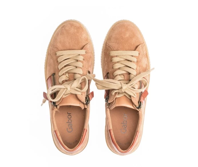 Gabor Sneakers Dame Beige | DK0000522