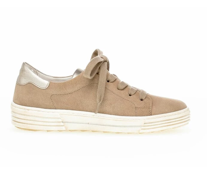 Gabor Sneakers Dame Beige | DK0000553