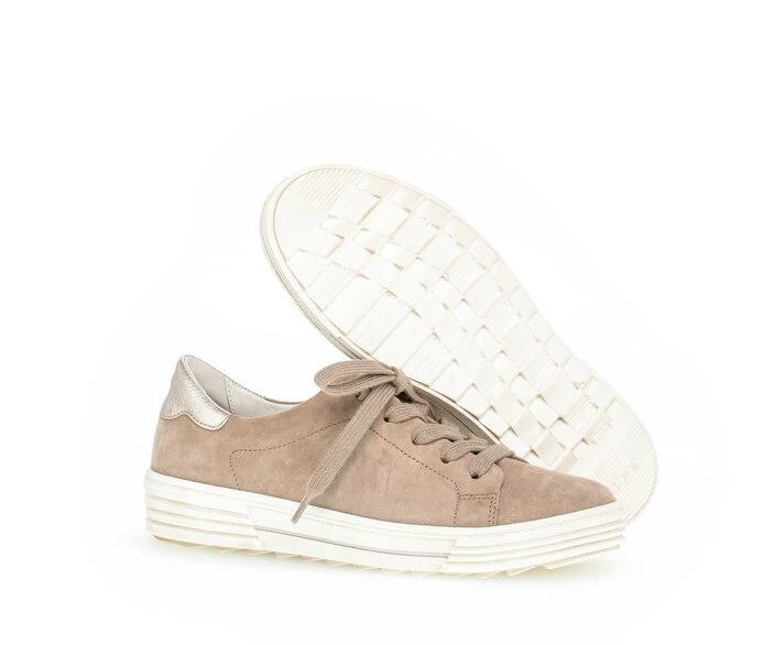 Gabor Sneakers Dame Beige | DK0000553