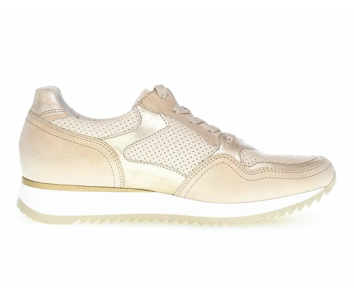 Gabor Sneakers Dame Beige | DK0000560