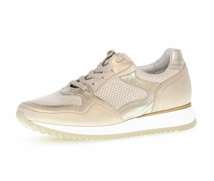 Gabor Sneakers Dame Beige | DK0000560