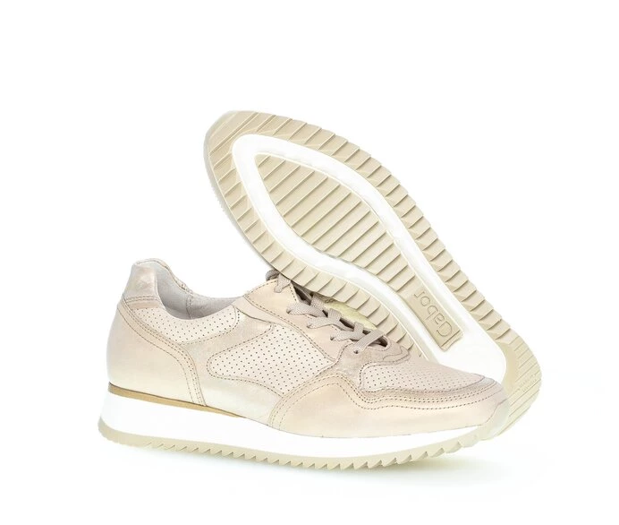 Gabor Sneakers Dame Beige | DK0000560